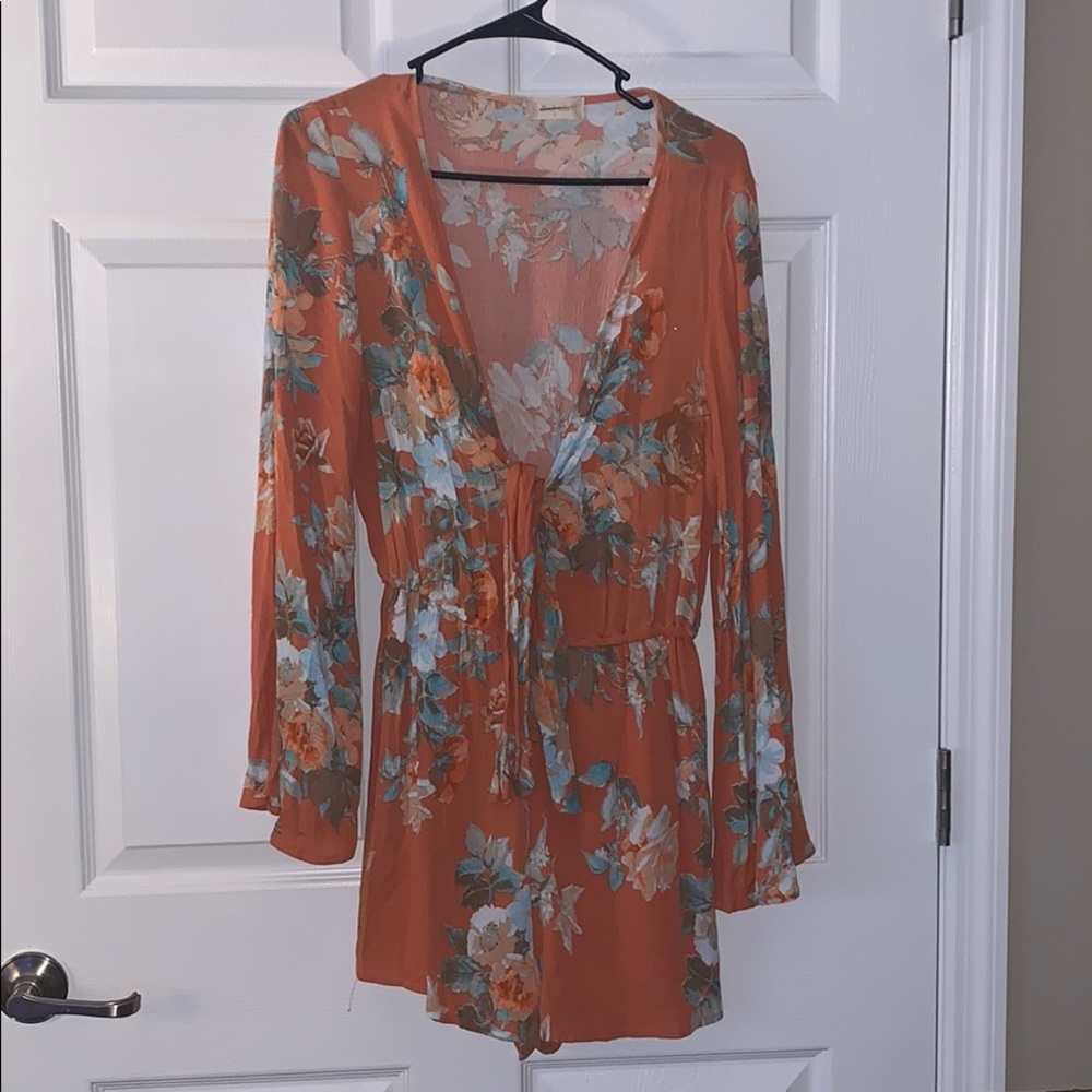Fun floral romper